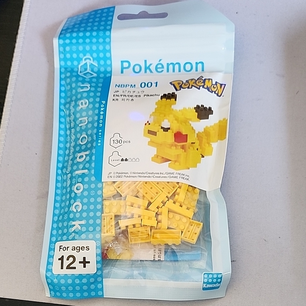 Nanoblock Pokemon Pikachu set